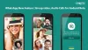 WhatsApp New Feature | Group video, Audio Calls for Android Beta