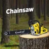 Chainsaw machine for tree cutting operations by KisanKraft