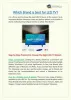 Which Television Brand is best for LED TV?