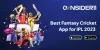 Fantasy Cricket app for IPL