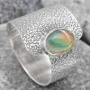  Wholesale Ethiopian Opal Silver Rings