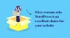 Why WordPress is an excellent choice for your website | iWEBSERVICES