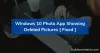 Windows 10 Photo App Showing Deleted Pictures [ Fixed ]