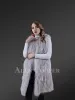 Moto Leather Jacket with Real Raccoon Fur - Alen Cooper
