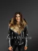 Women’s Leather Jackets with Fur Collars | Women's Real Fur Leather Jackets