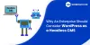 Why An Enterprise Should Consider WordPress as a Headless CMS
