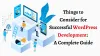 Things to Consider for Successful WordPress Development: A Complete Guide			- CSSChopper 			