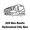 225 Bus Route Hyderabad Stops &amp; Timing - Patancheru Bus Stop to...
