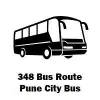 348 Bus Route Pune Stops &amp; Timing - Nigadi to Pune Station
