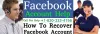 How To Recover Facebook Account