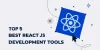 Top 5 React Js development tools