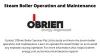 Steam Boiler Operation and Maintenance